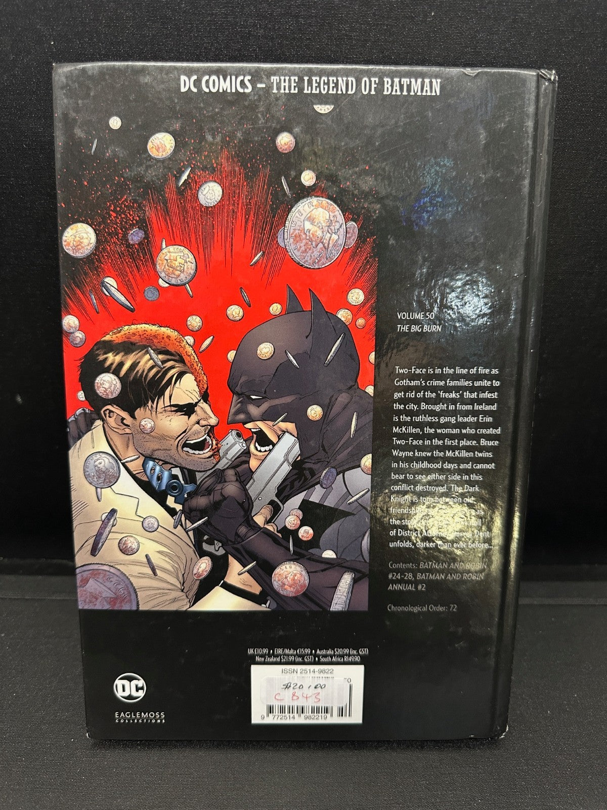 DC Comics The Legend of Batman Volume 50 The Big Burn Hardcover Eaglemoss