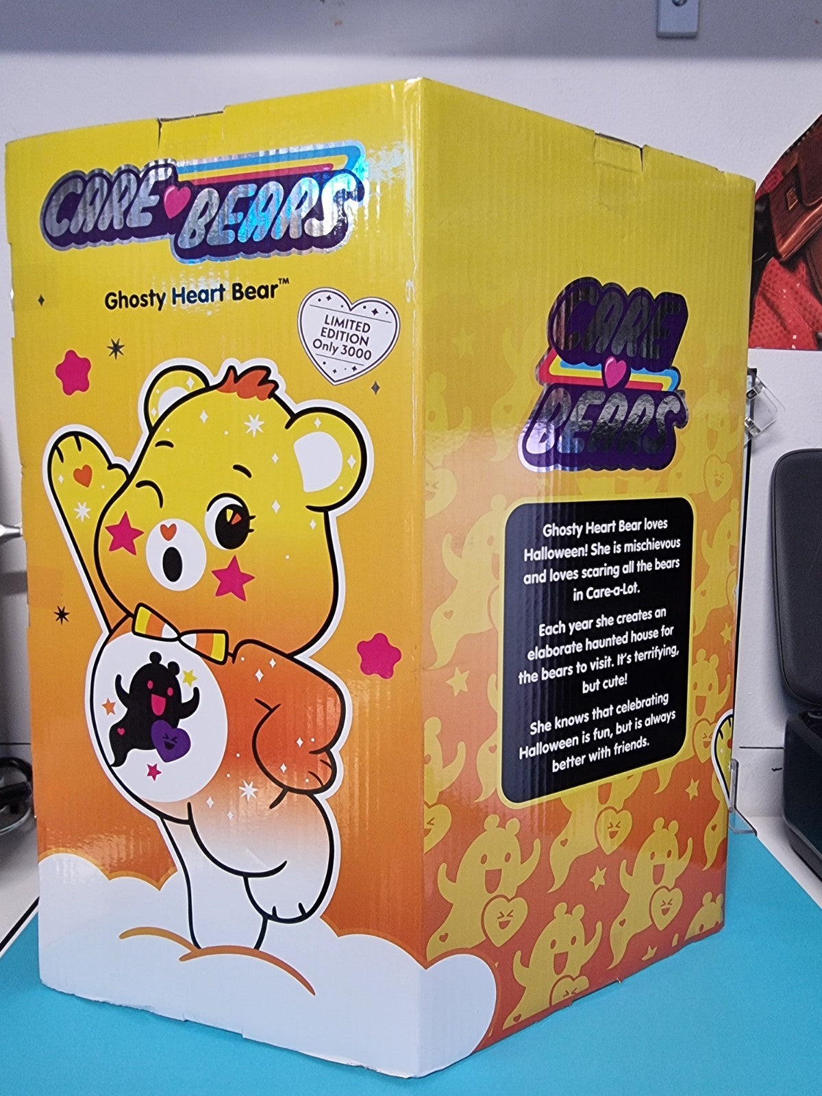 Care Bears Ghosty Heart Bear Halloween Limited Edition Plush Toy