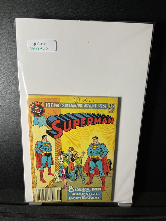 Superman #25 Newsstand Best of DC Blue Ribbon Digest 1982
