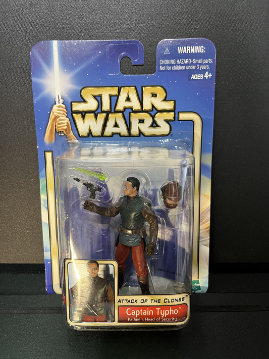 Captain Typho Star Wars AOTC Carded 3.75 Action Figure