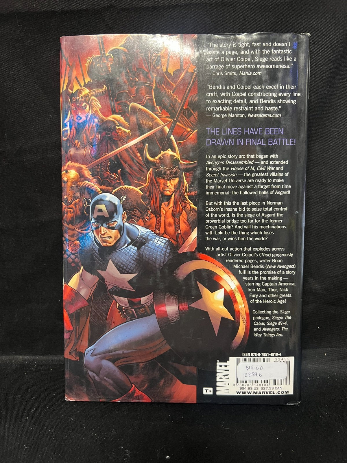 Siege By Brian Michael Bendis (Marvel 2010) | Comic Books Series Hard Cover