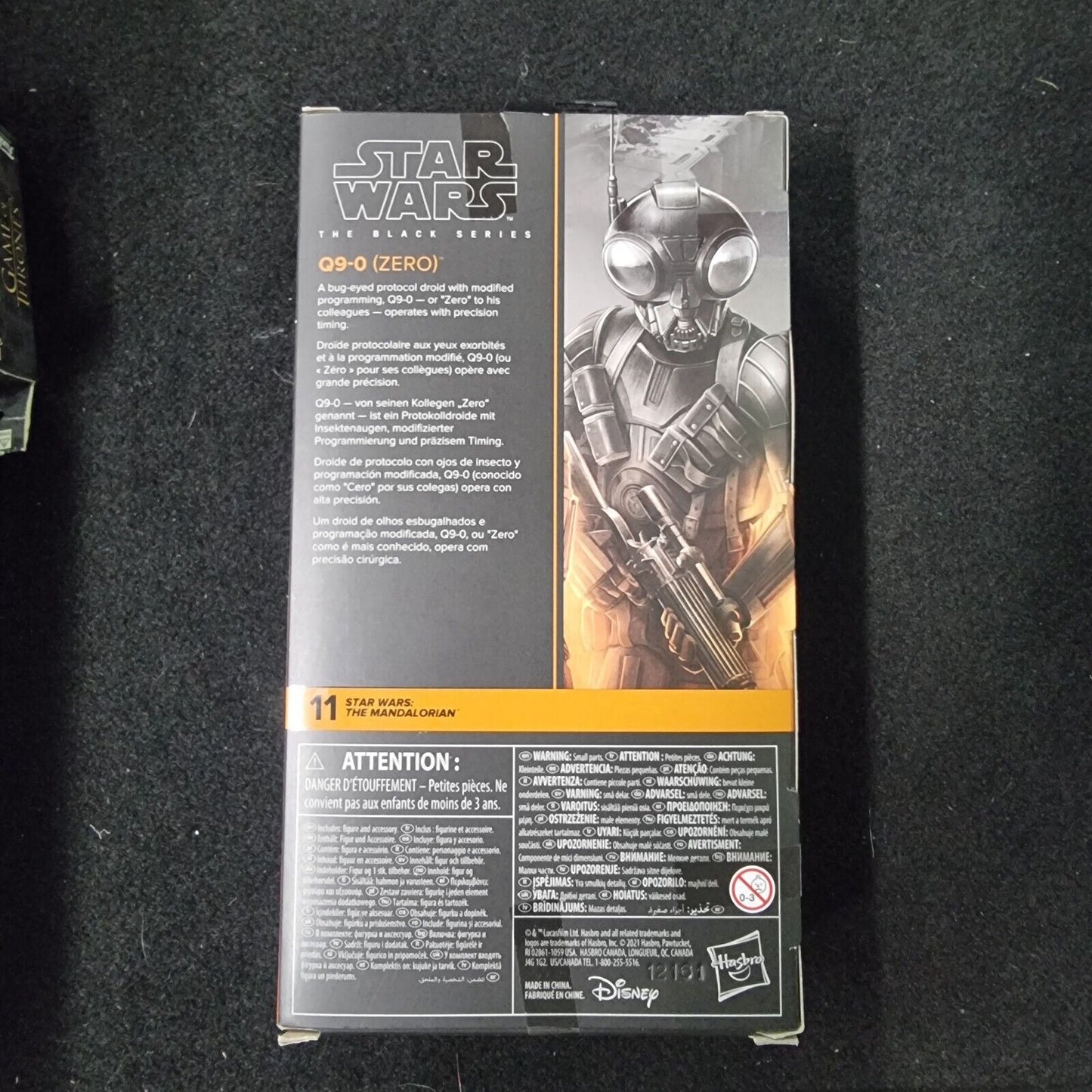 Star Wars The Black Series Q9-0 (Zero) 6 in Action Figure