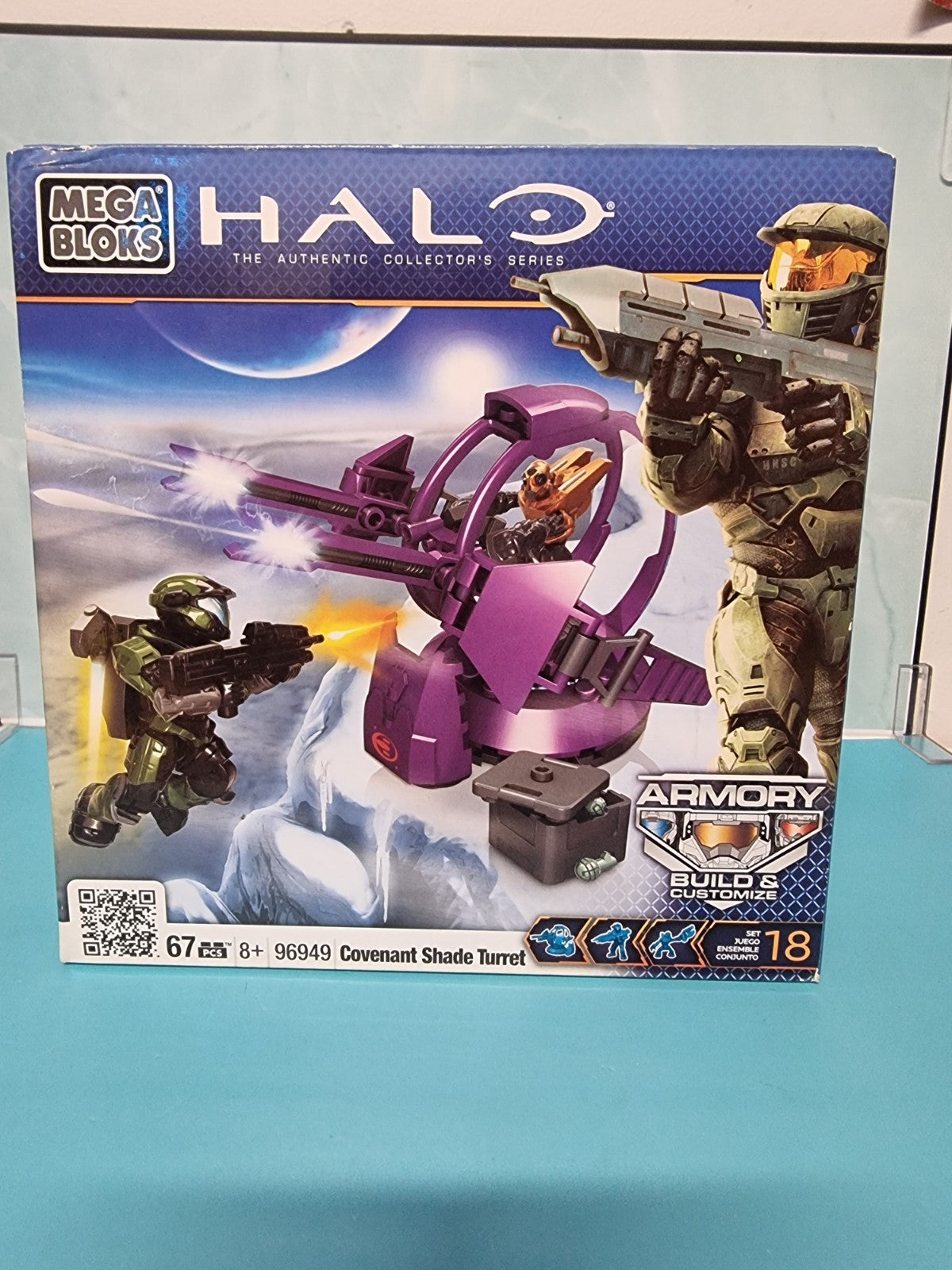 Mega Bloks Halo Covenant Shade Turret 96949 (BOX HAS SOME WEAR)