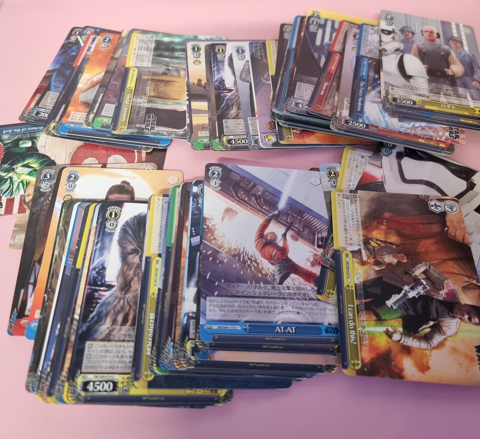 Bushiroad Come Back Weiss Schwarz STAR WARS Bulk Lot 115 Cards