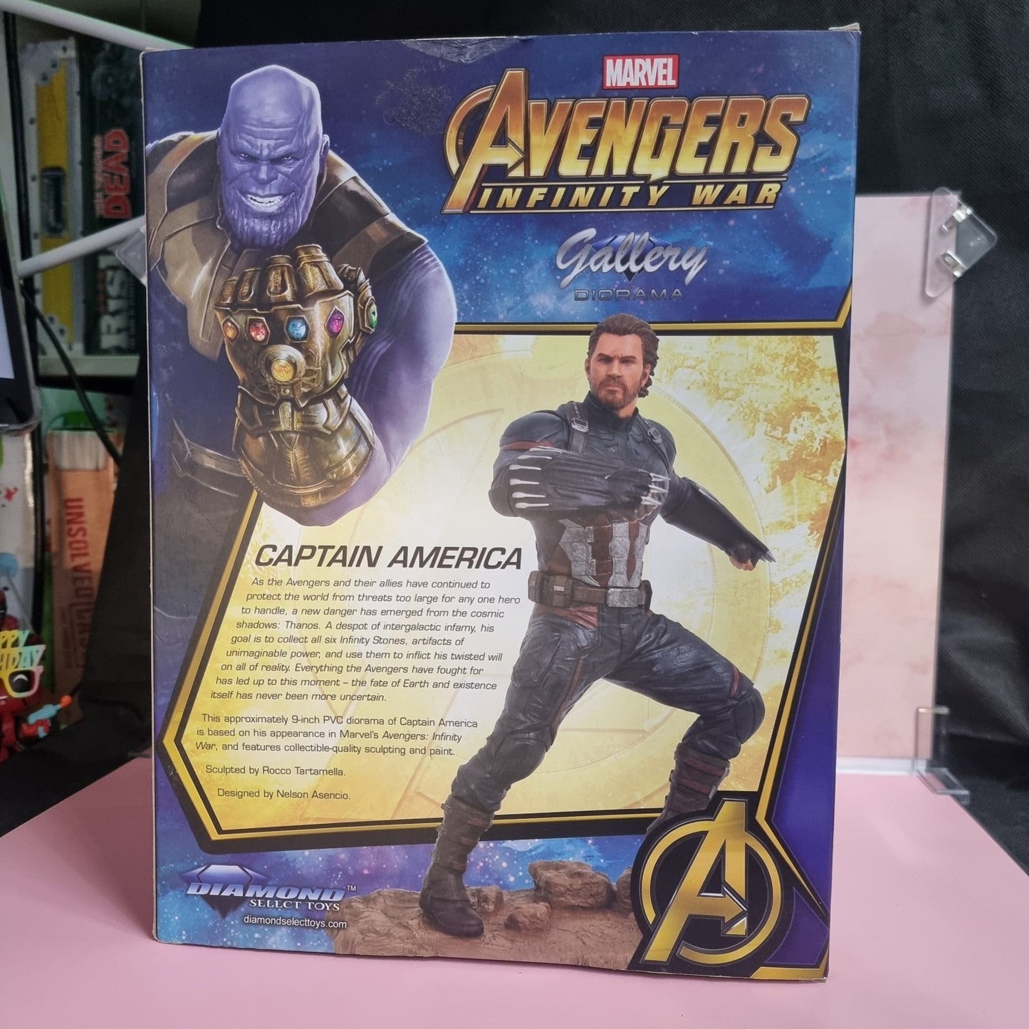 Avengers Infinity War Captain America PVC Figure Marvel Gallery Diamond Toys