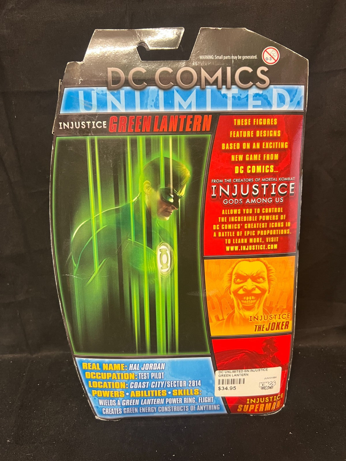 DC Comics Unlimited INJUSTICE GREEN LANTERN 6" Action Figure 2013 Sealed