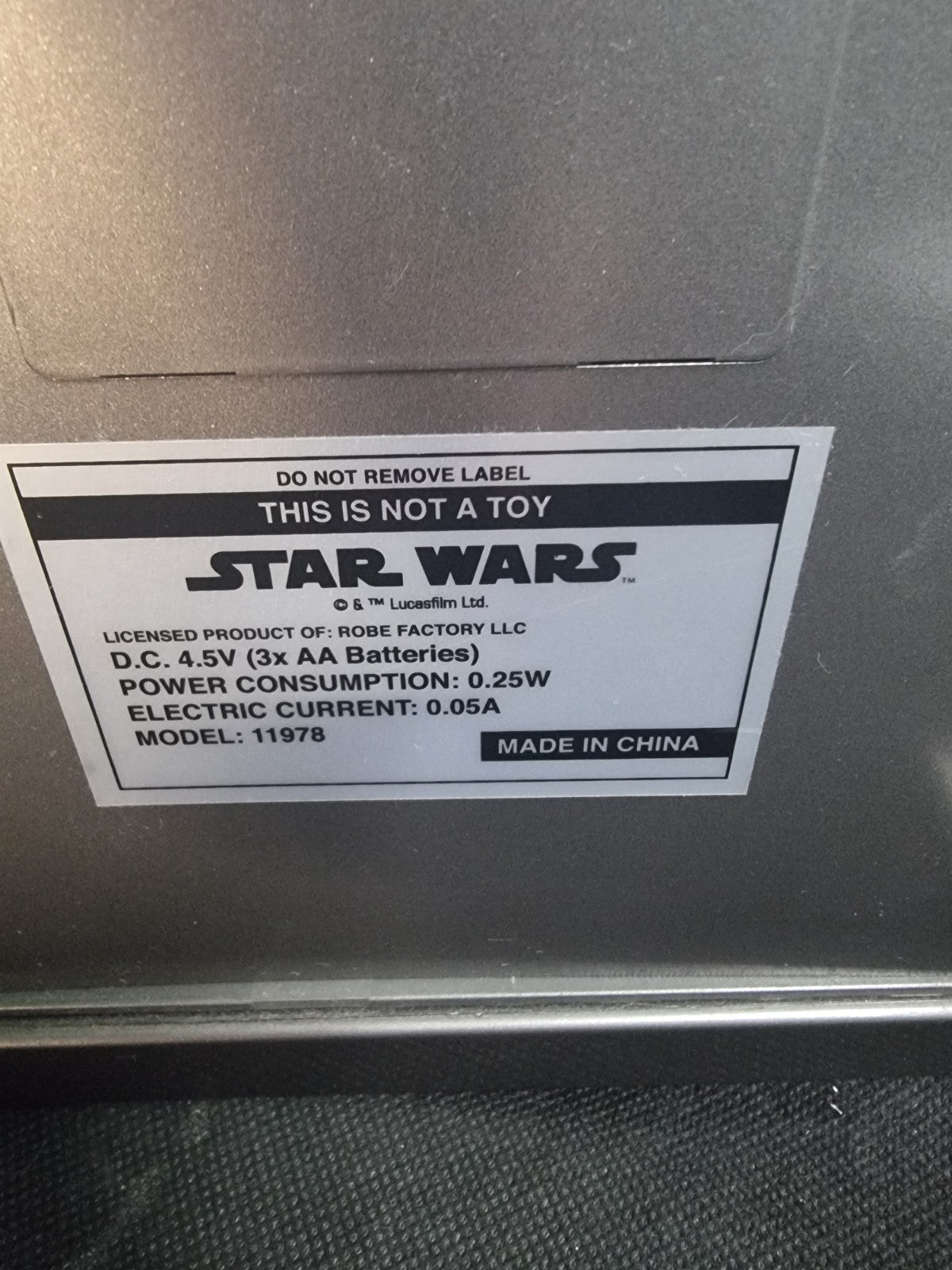 STAR WARS Han Solo Cooler & Warmer Trapped in Carbonite Display