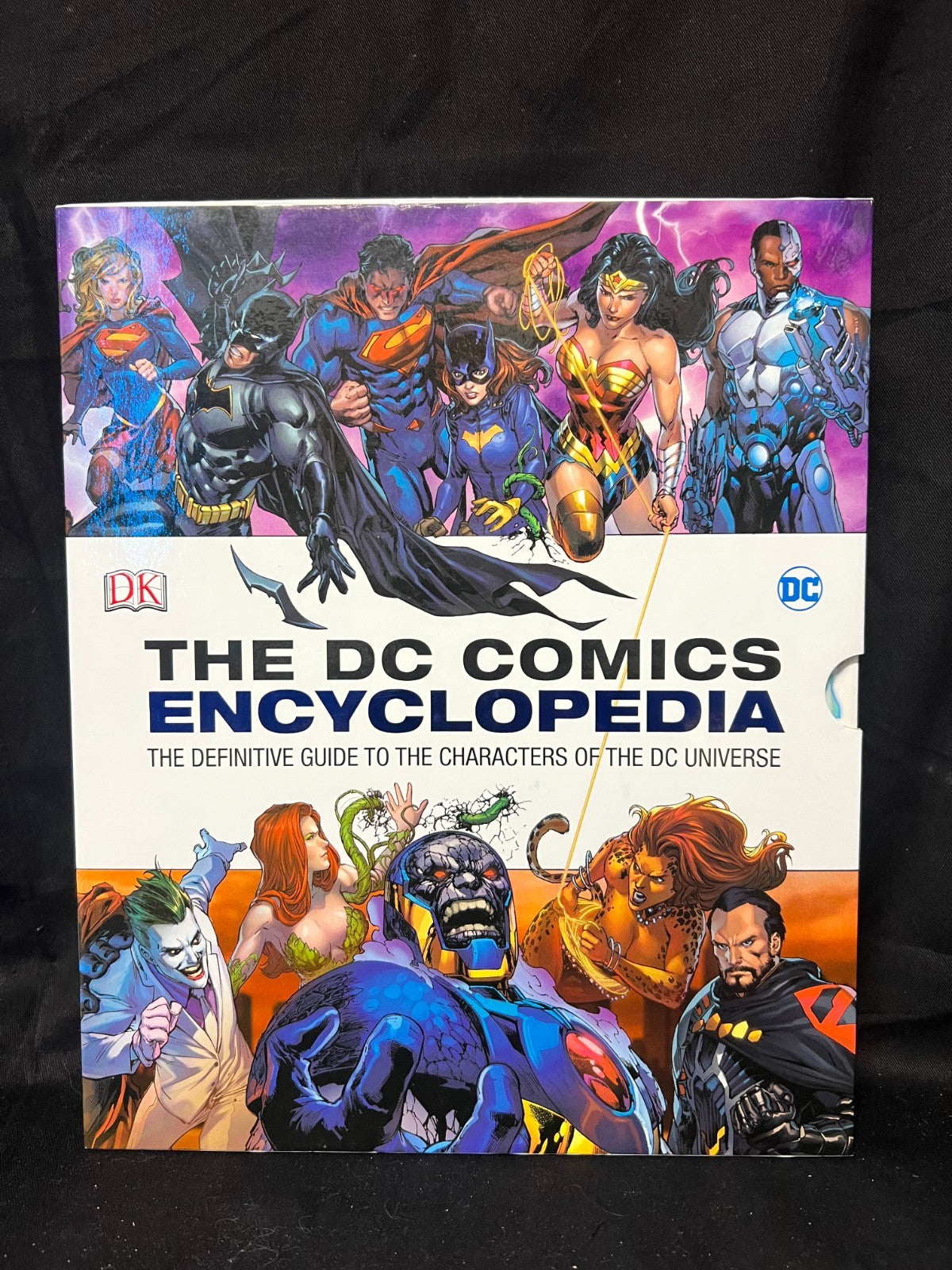 The DC Comics Encyclopedia Hardcover Book Slip case Cartoon Superhero