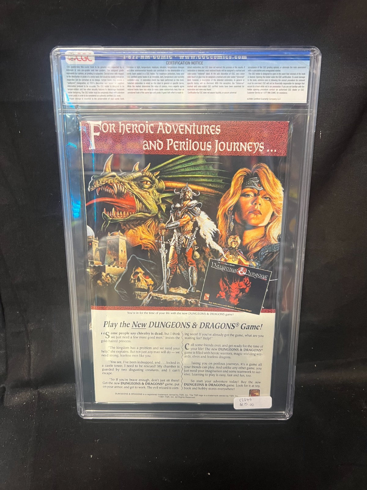 Marvel Comics Presents The Uncanny X-Men Vol. 1 #283 CGC Graded 9.8