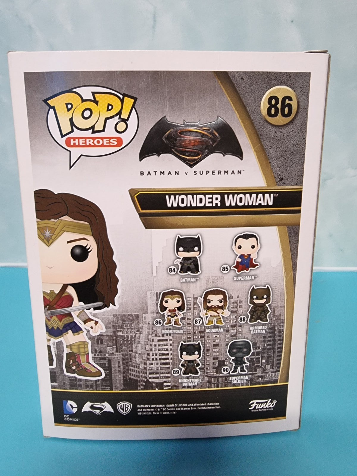 Batman vs Superman: Dawn of Justice - Wonder Woman Bronze Patina Pop! Vinyl #86