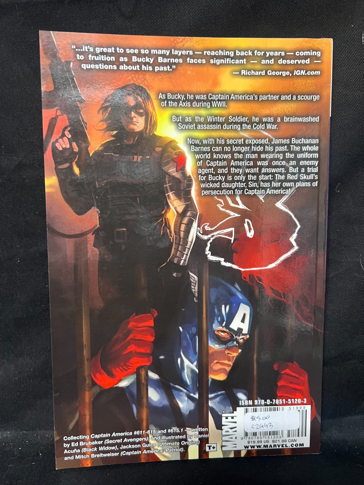 Captain America The Trial of Ed Brubaker HC Marvel Comics 2011 Graphic Novel