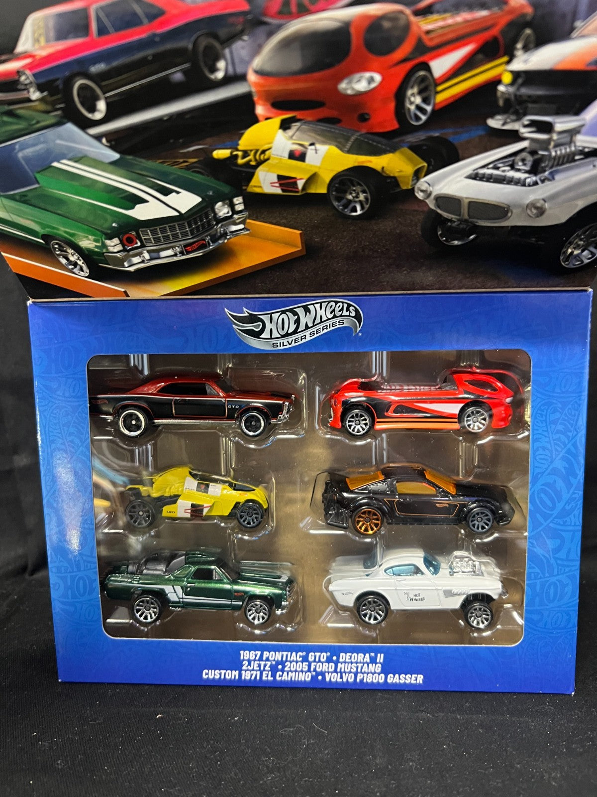 Hot Wheels Silver Series Legends Tour 5-Pack Diecast Cars Collectible New