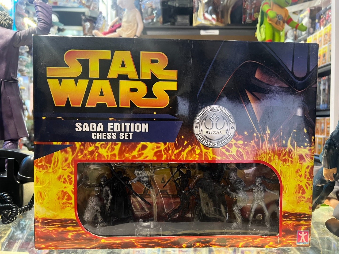 2005 Collector's Edition Star Wars Saga Edition Chess Set - Complete