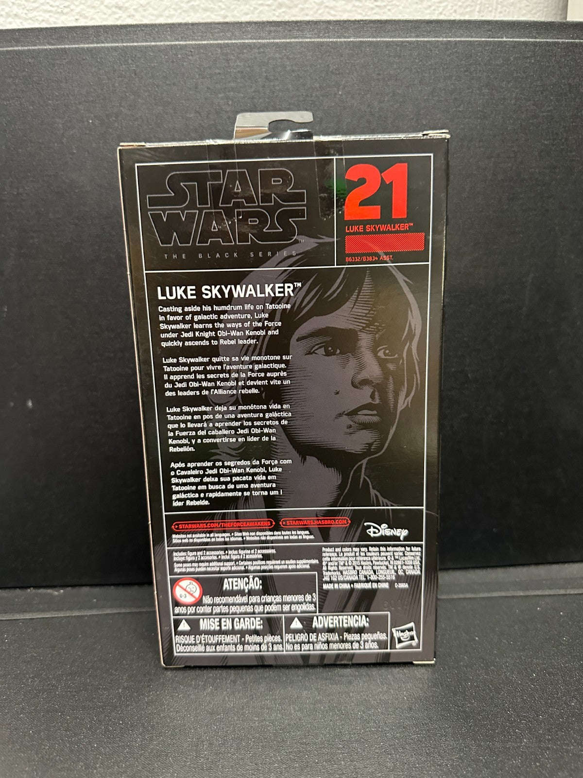 Star Wars The Black Series Luke Skywalker #21 6 inch Action Figure