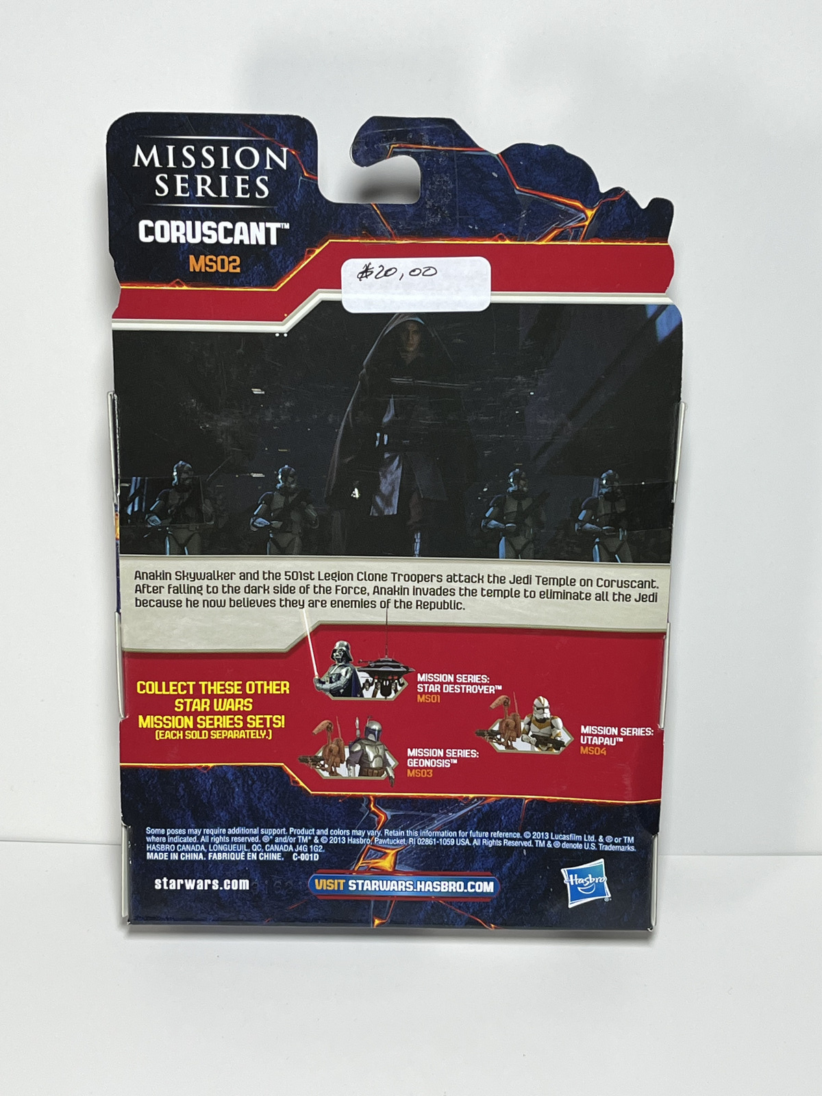 Anakin Skywalker & 501st Legion Trooper Star Wars Mission Series: Coruscant 3.75