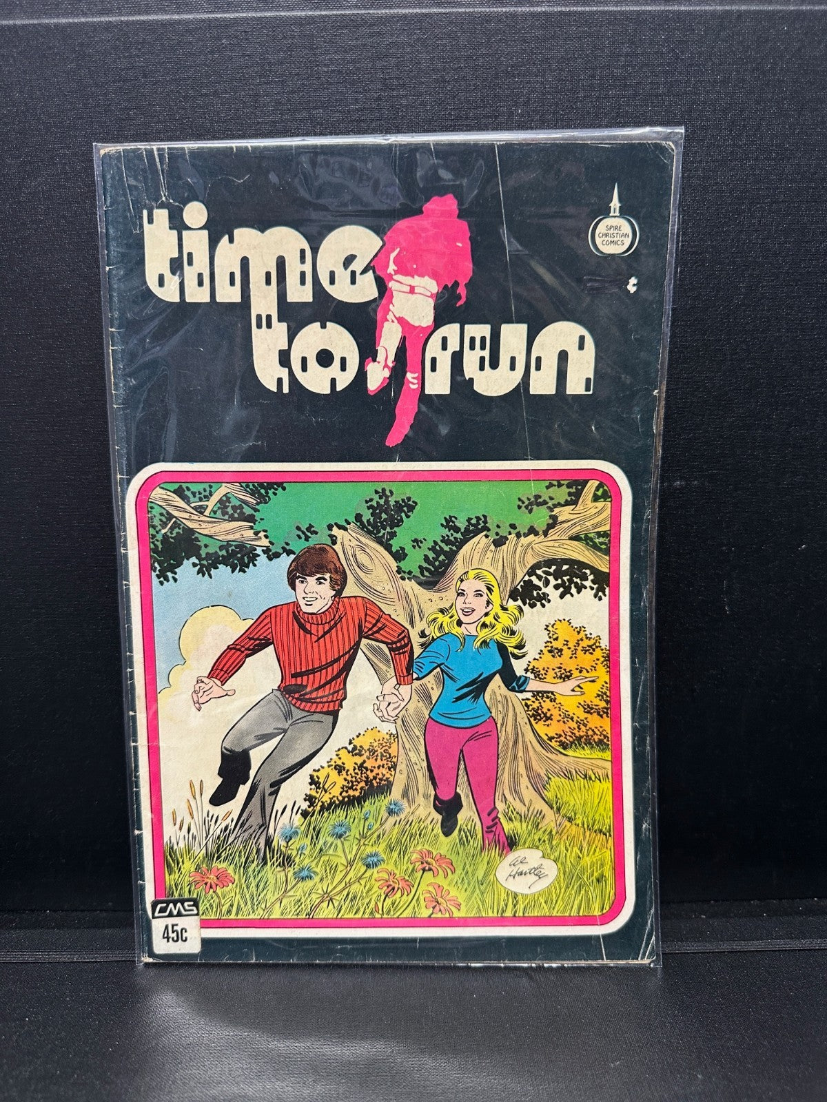 "Time to Run" Comic Book, Spire Christian Comics Vintage