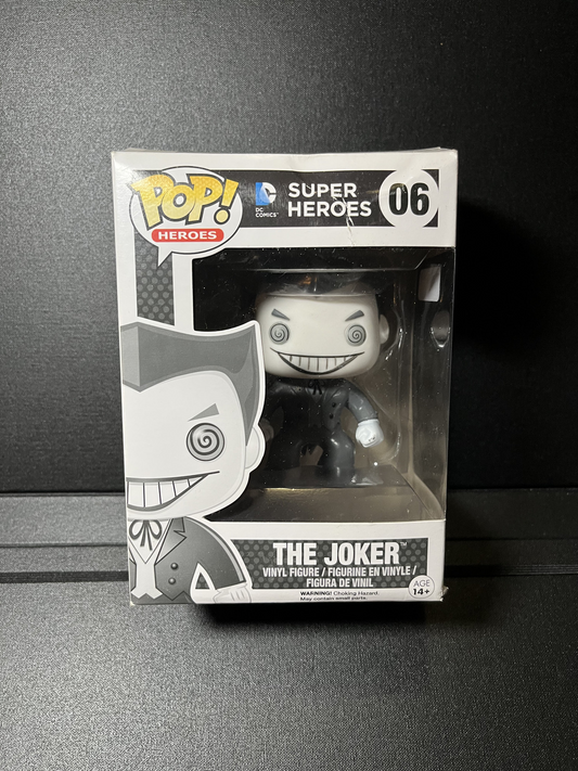 #06 Joker (Black&White) Funko Pop! DC COMICS: Super Heroes