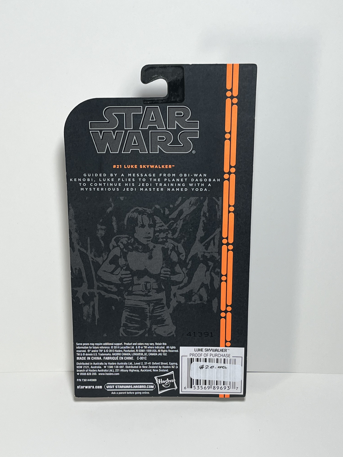 Luke Skywalker Star Wars The Black Series 3.75 Action Figure #21