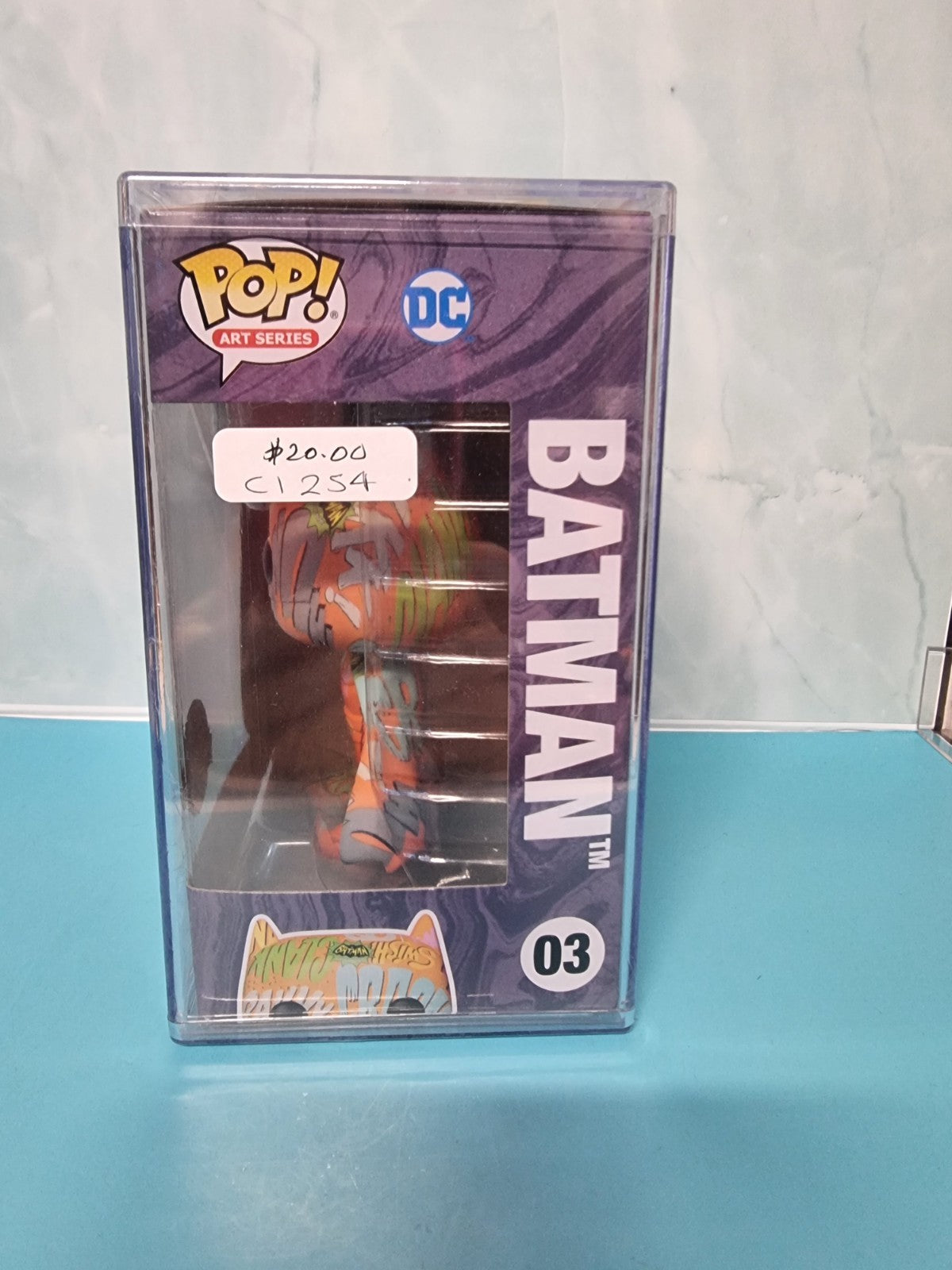 Funko POP! Batman 03 Special Edition  Artist Series Orange Sealed hard case