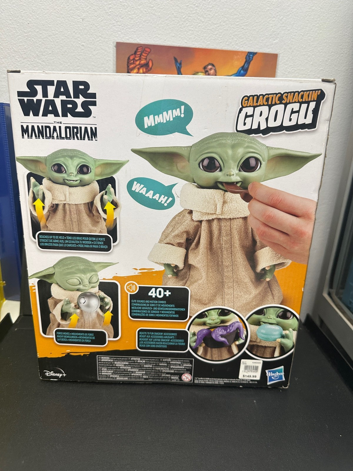 STAR WARS - The Mandalorian Galactic Snackin' Grogu Animatronic Toy