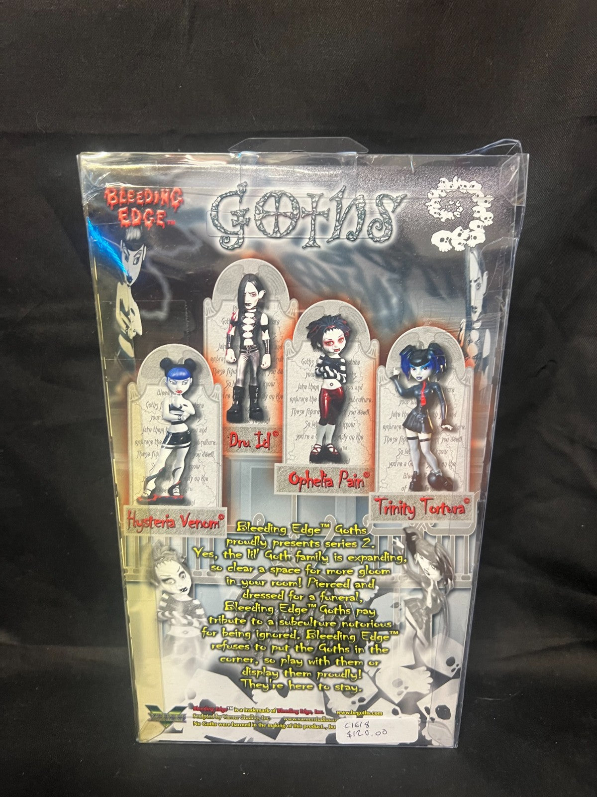 Bleeding Edge Goths 7" Ophelia Pain (red),Series 2 BeGoths Excl*SMIB* 2003