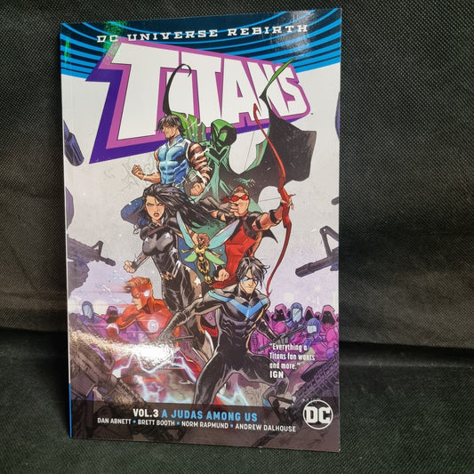 TITANS VOLUME 3 A JUDAS AMONG US REBIRTH GRAPHIC NOVEL  (2016) 