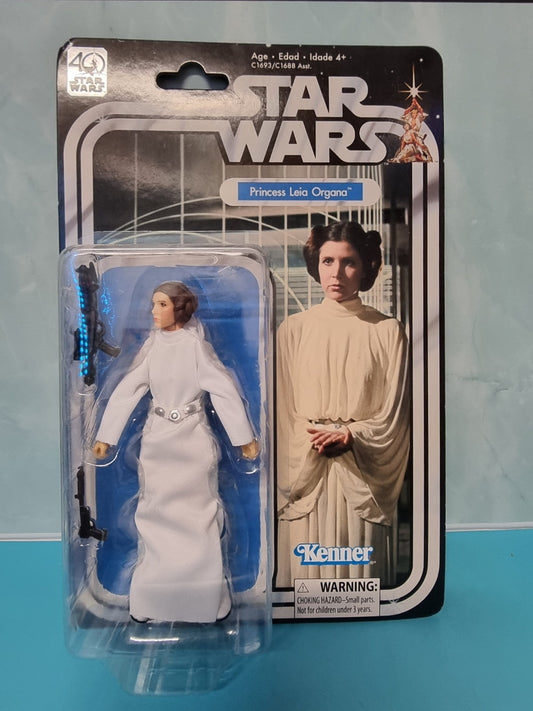 Star Wars Princes Leia Organa 40th Anniversary Black Series Action Figure