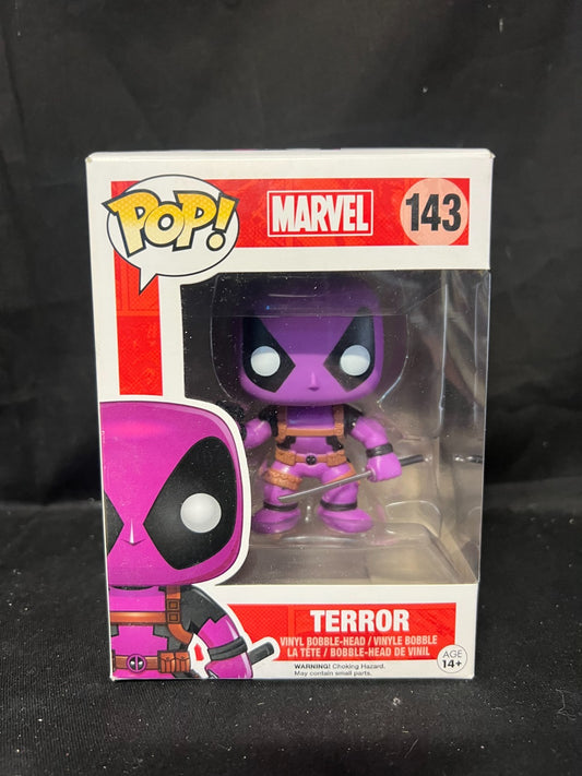 Brand New Funko Pop Terror 143 Marvel Deadpool Vinyl Figure