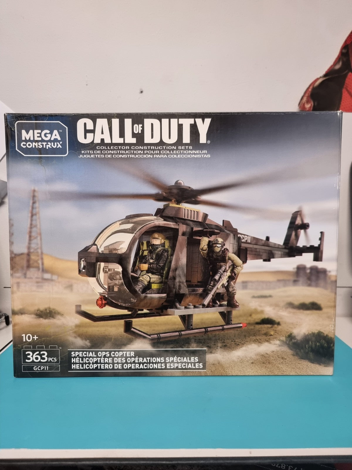 Call Of Duty Mega Bloks Chopper Strike (DAMAGED BOX OPENED)
