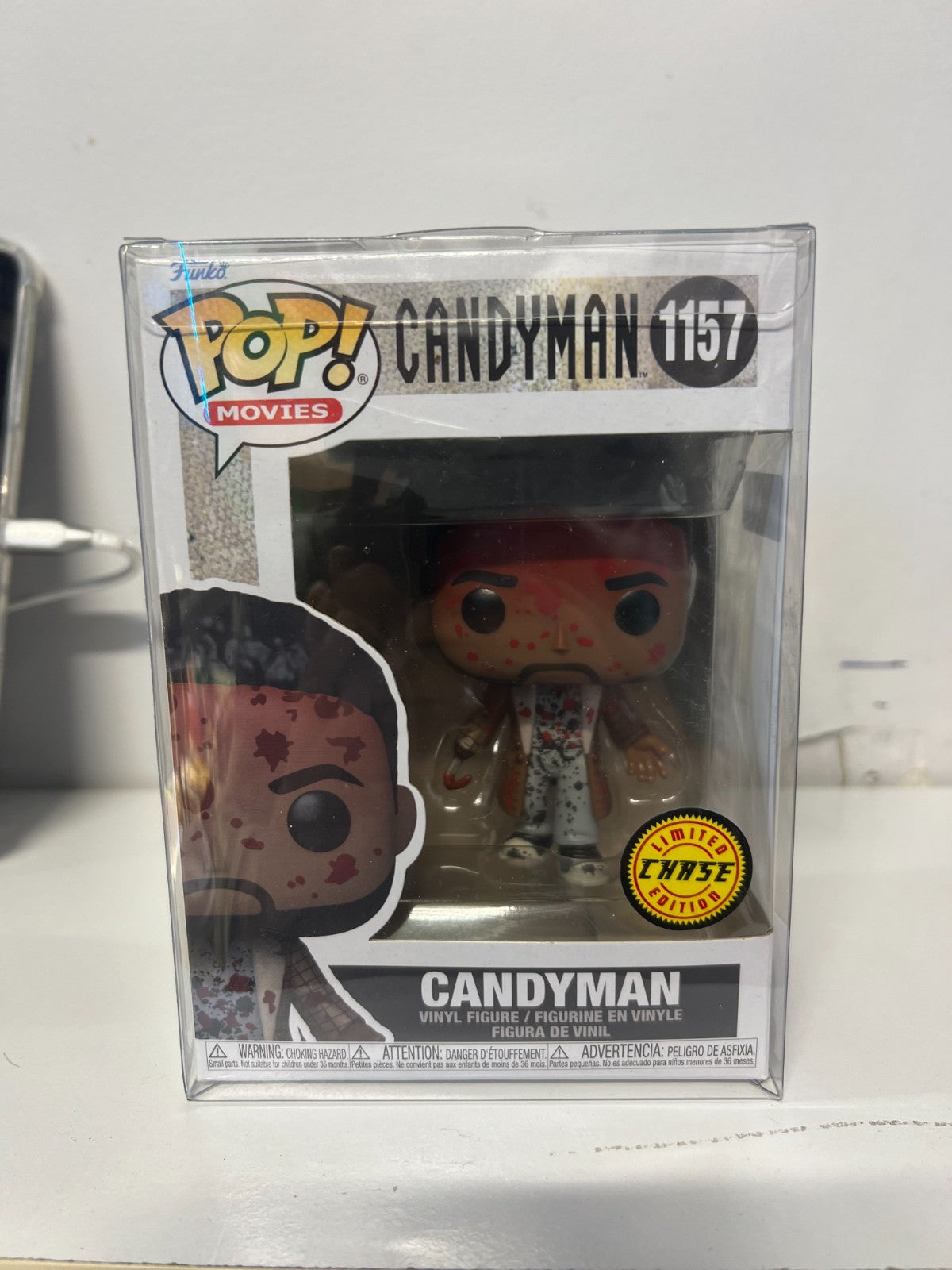 Funko POP! Movies: Candyman #1157 CHASE Limited Edition with protector