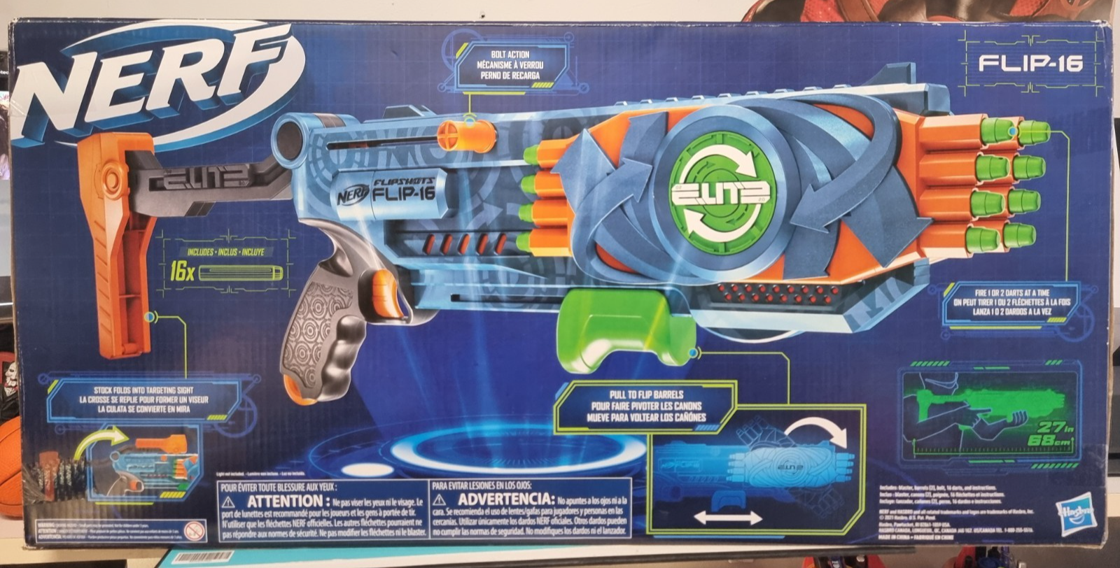 NERF Elite 2.0 Flipshots Flip-16 Blaster