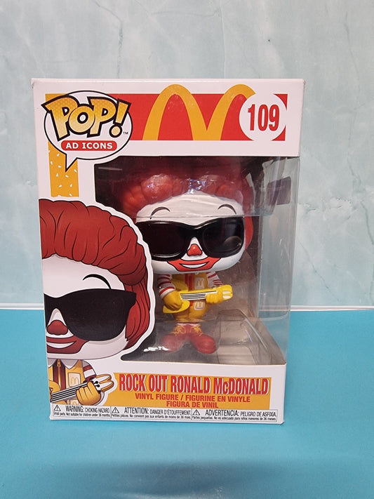 Funko Pop! Ad Icons Rock Out Ronald McDonald #109 Vinyl Figure