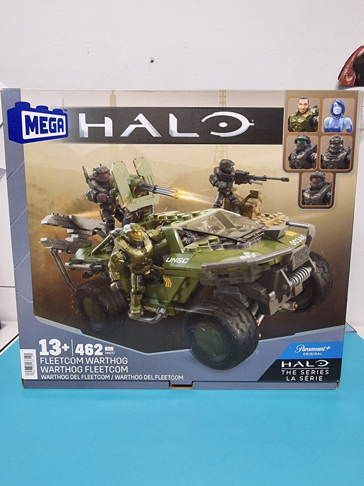 Mega Halo FLEETCOM Warthog ATV Vehicle 5 Micro Action Figures 462pcs HNC57