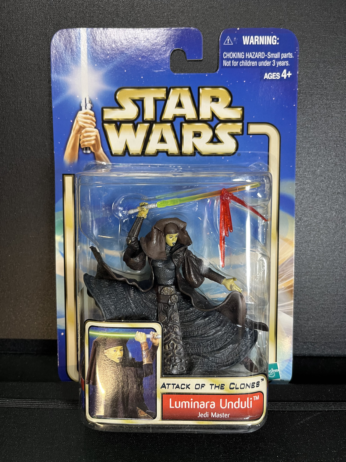 Luminara Unduli Jedi Master Star Wars AOTC Carded 3.75 Action Figure