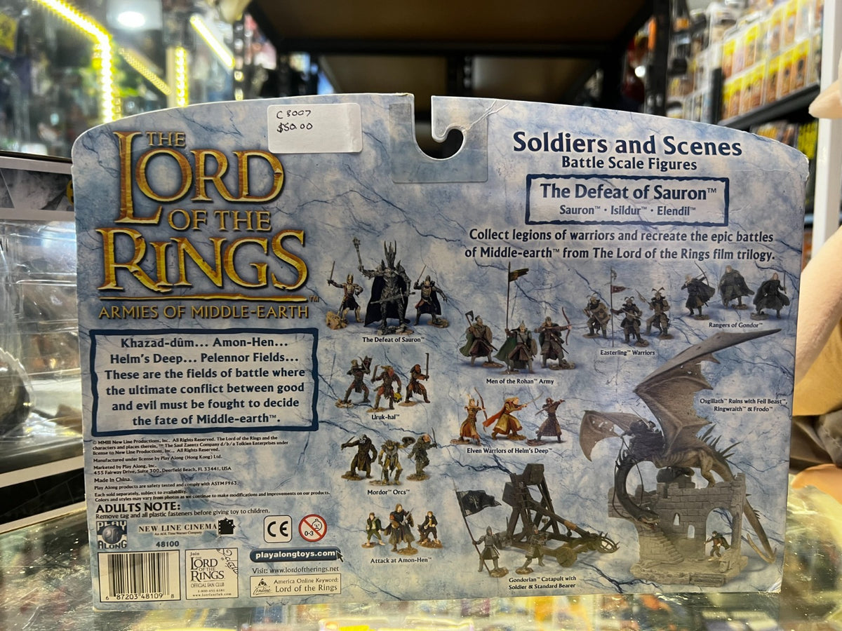 Lord of the Rings The Defeat Of Sauron Armies Of Middle-Earth 2003 New Unopened