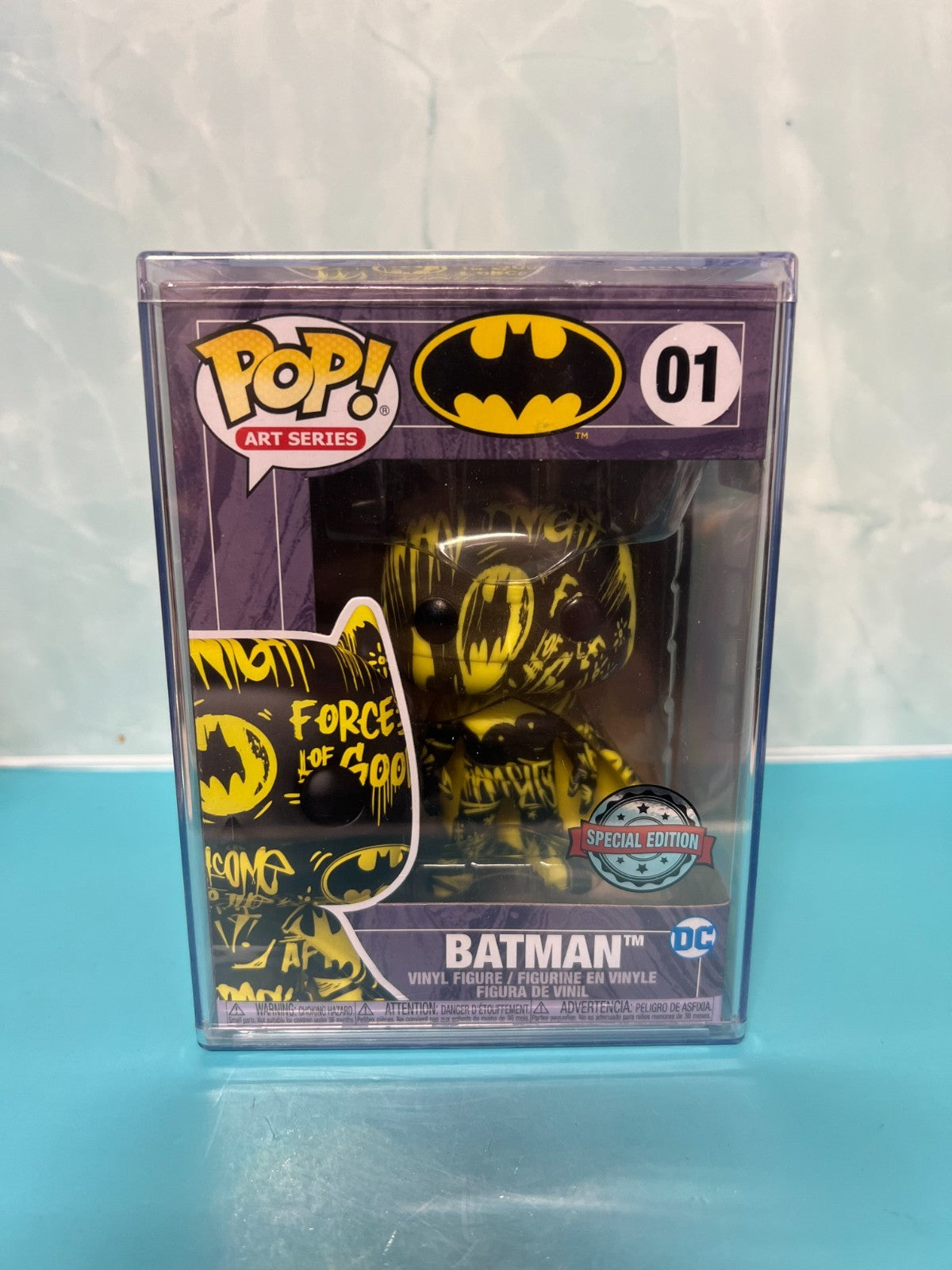 Funko Pop! Vinyl - DC Artist Series - Batman #01 Black & Yellow Graffiti