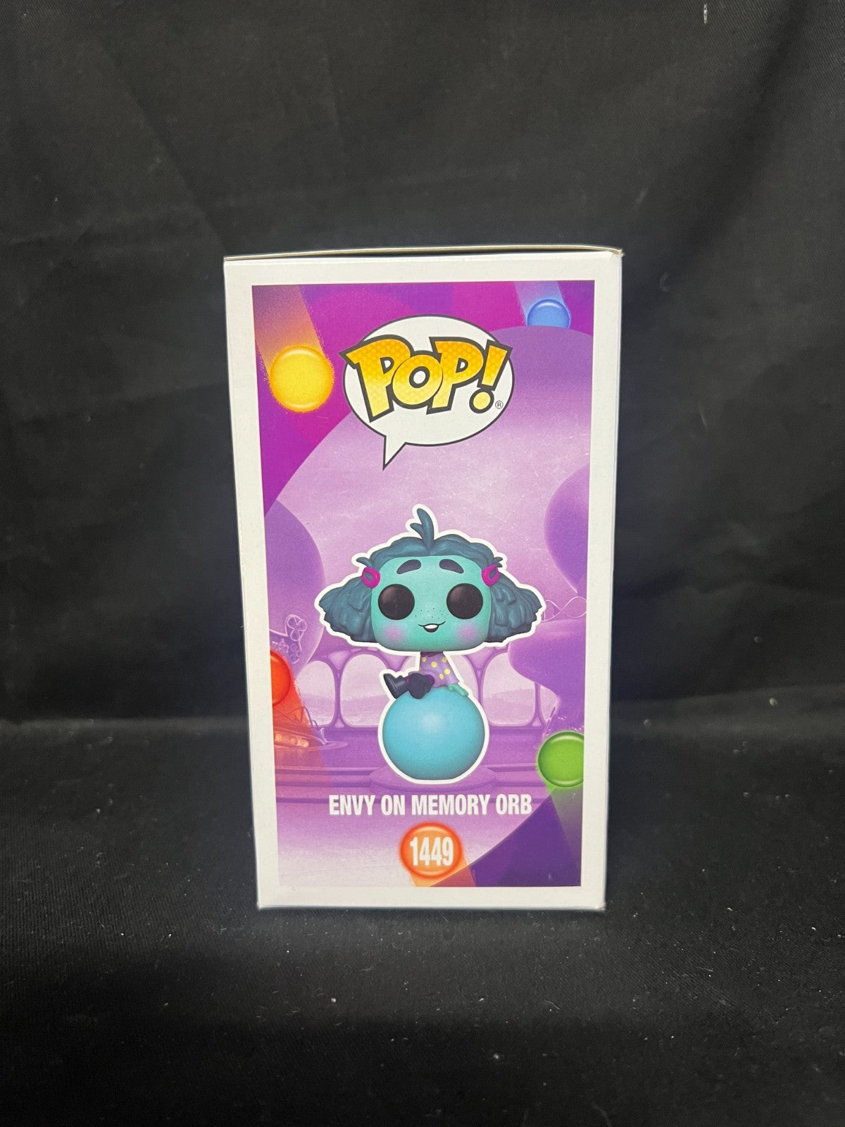 Funko Pop Disney Pixar Inside Out 2 Envy on Memory Orb 1449 Figure