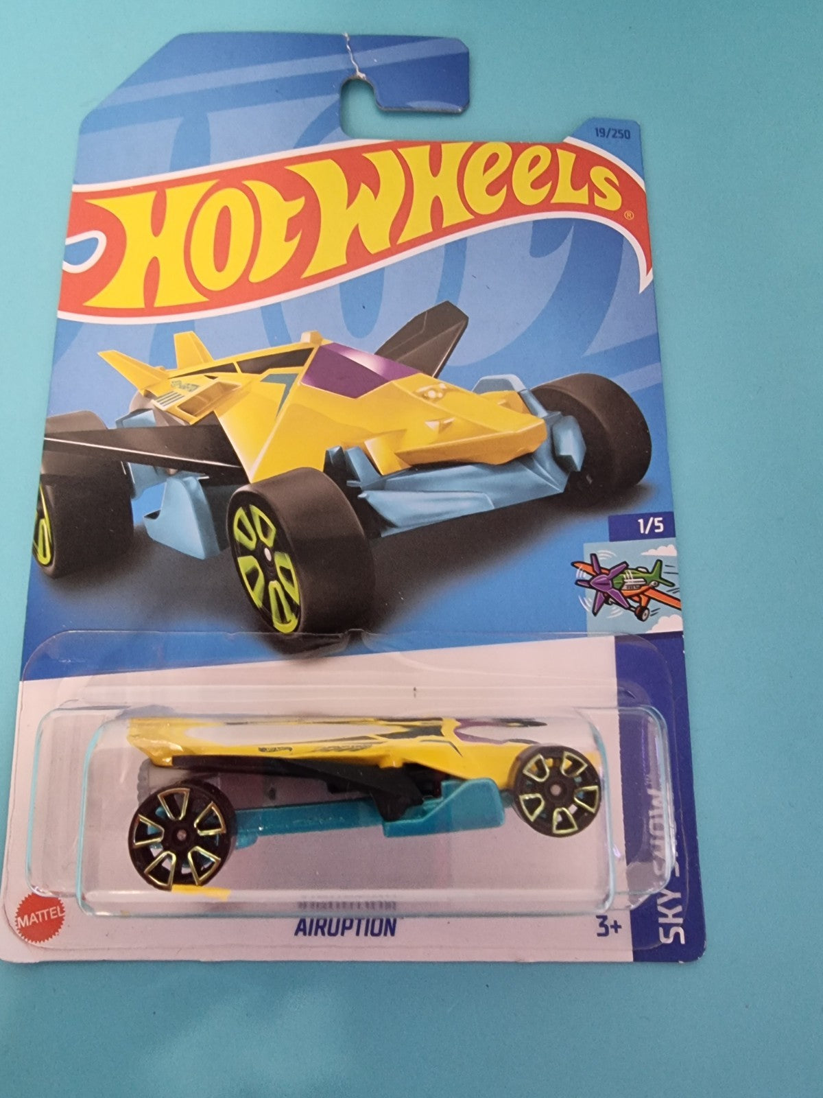 HOT WHEELS  SKY SHOW SERIES  AIRUPTION IN YELLOW #1/5 OR #19/250