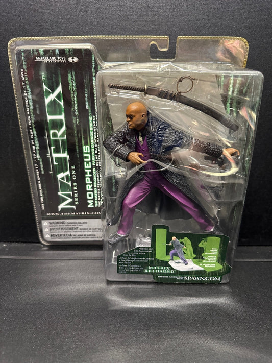 MCFARLANE TOYS MATRIX SERIES 1 MORPHEUS ACTION FIGURE 2003 Factory Sealed