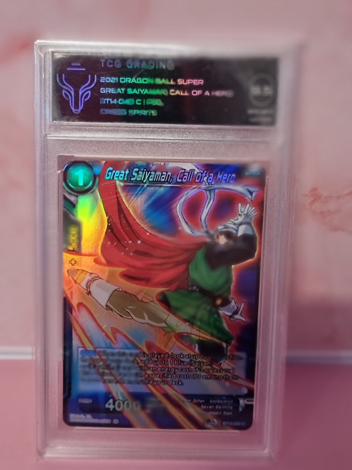 Great Saiyaman, Call of a Hero BT14-040 C Foil Cross Spirits TCG 9.5