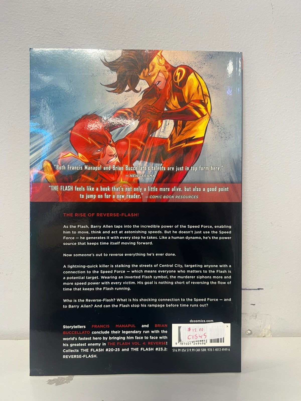 Flash Volume 4 Reverse Francis Manapul  DC Comics TPB Paperback