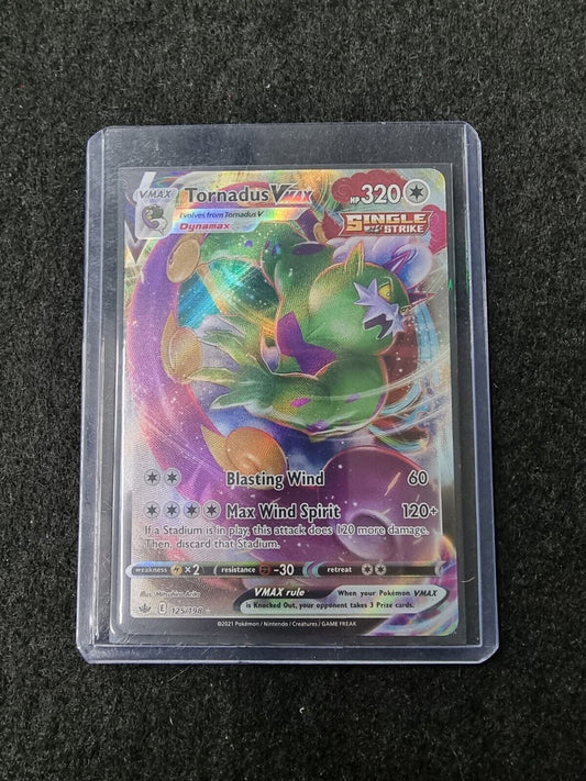 Pokemon Card  TORNADUS  VMAX   Ultra Rare  125/198 CHILLING REIGN *M