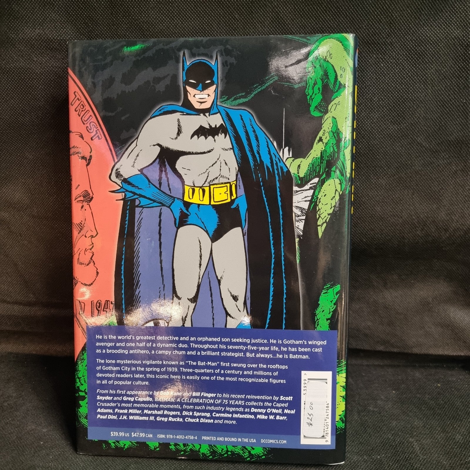 Batman: A Celebration of 75 Years DC Comics, September 2014 Graphic Novel