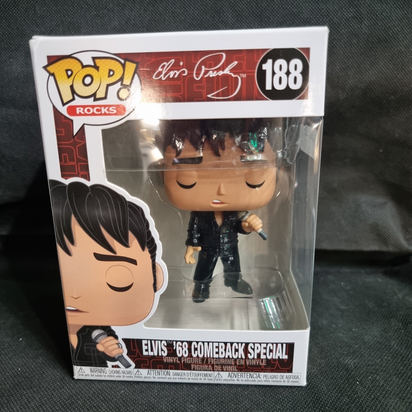 Elvis 68 Comeback Special  Rock Funko Music Rocks Figure