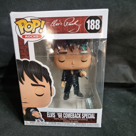Elvis 68 Comeback Special  Rock Funko Music Rocks Figure