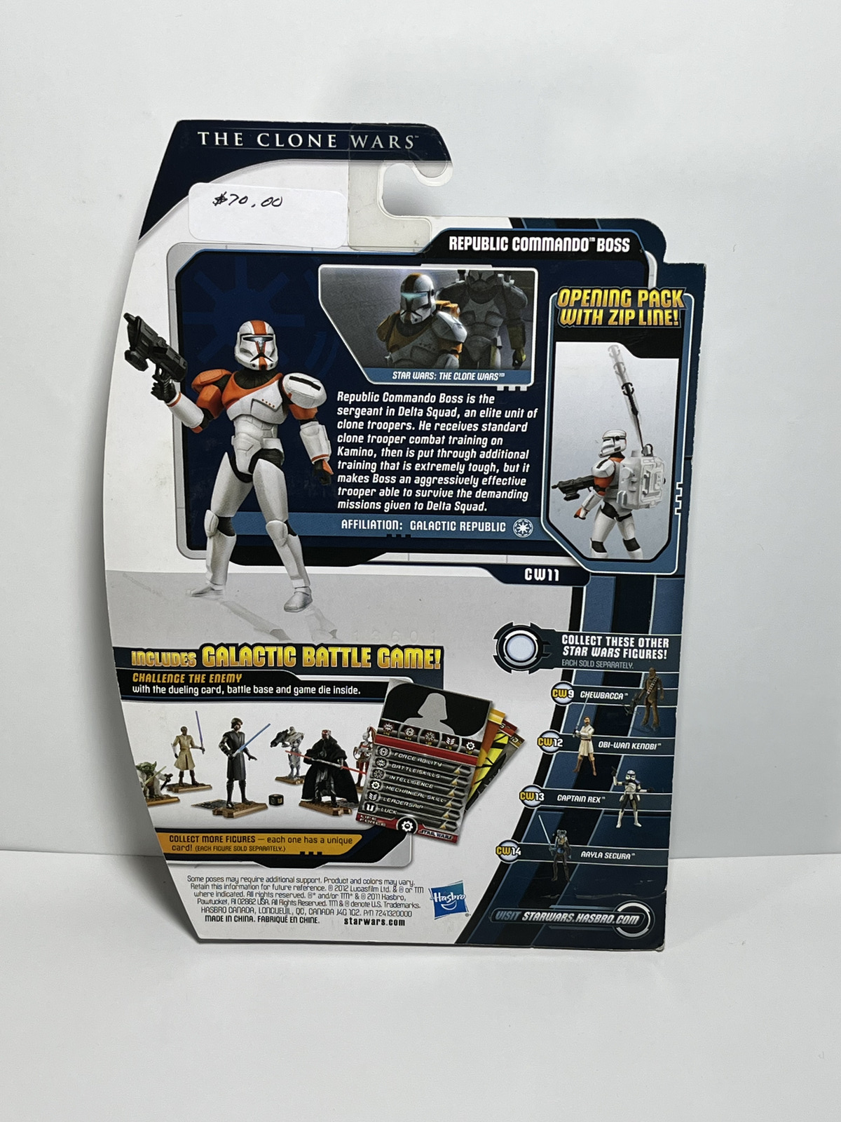 Republic Commando Boss CW11 Star Wars The Clone Wars 3.75 Action Figure