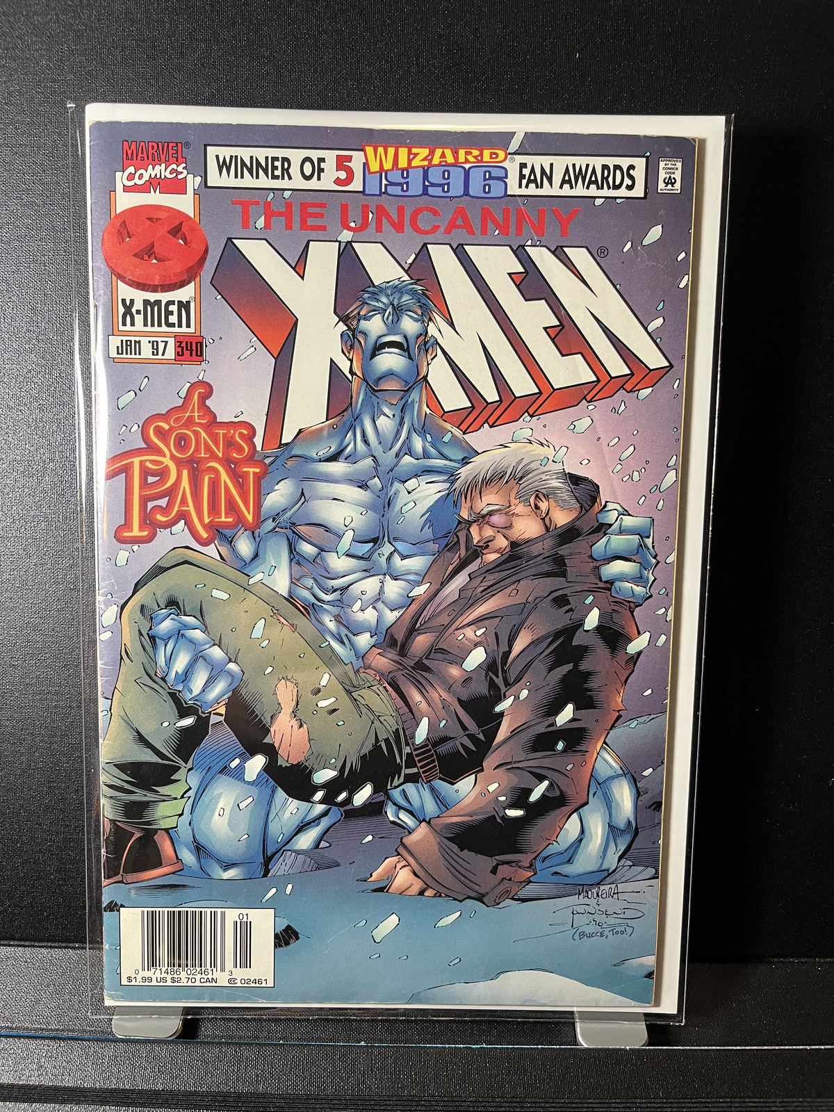 The Uncanny X-Men #340 A Son's Pain Marvel Comics