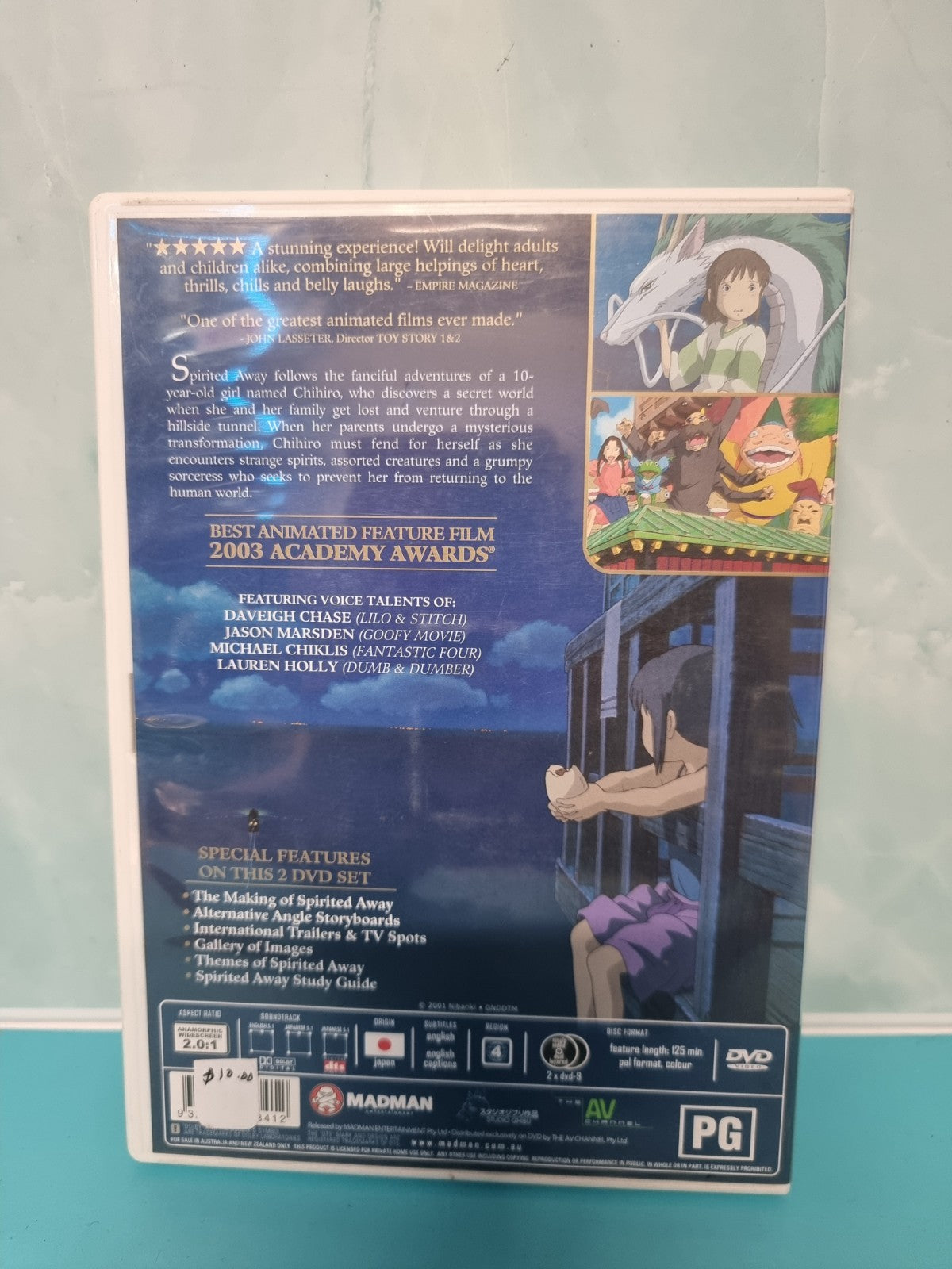 Spirited Away DVD Studio Ghibli