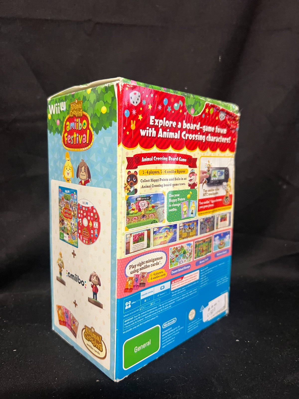 ANIMAL CROSSING AMIIBO FESTIVAL WiI u Game with 2x amiibo NEW