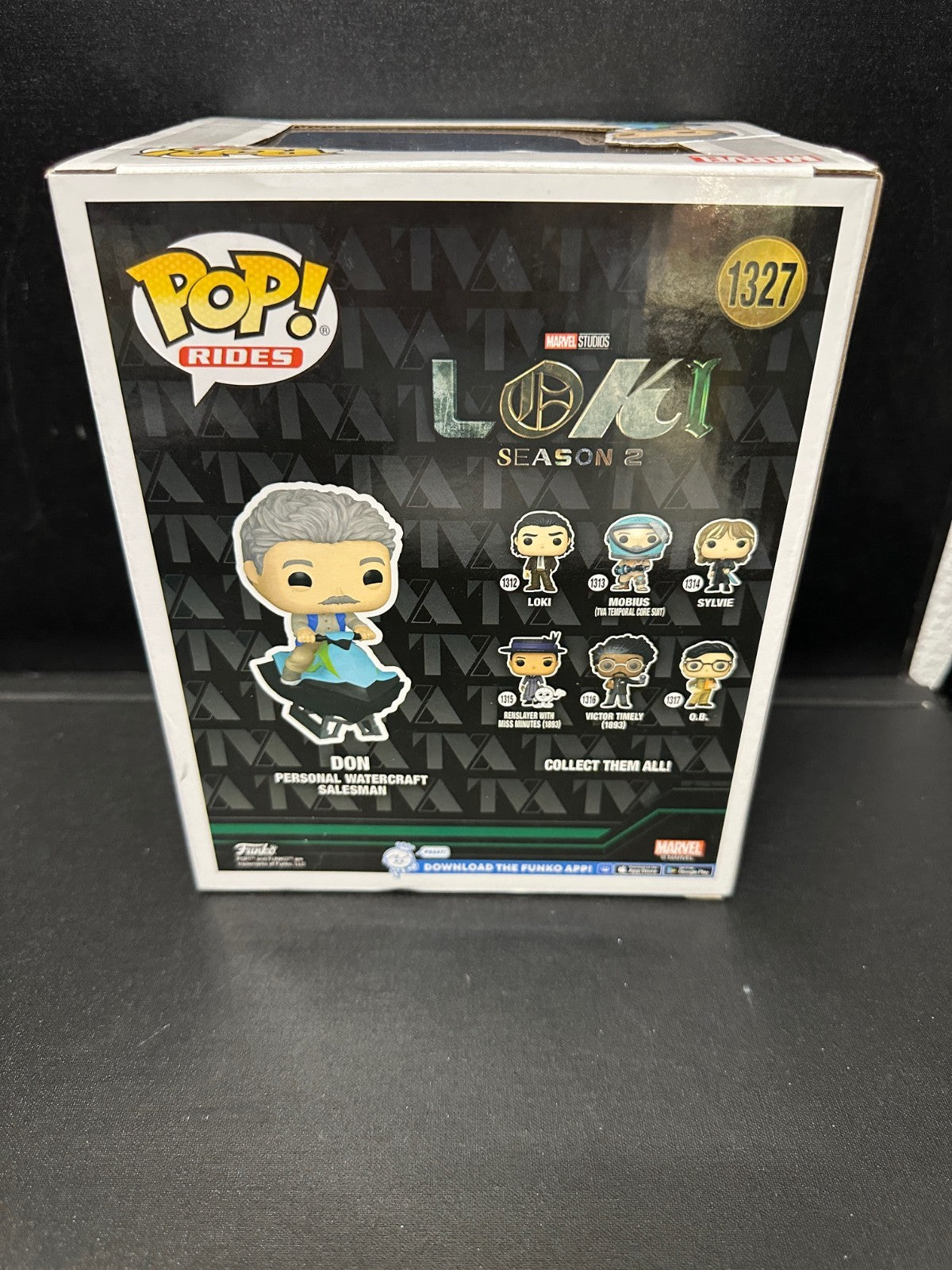 Funko Pop Rides Marvel Loki Don Personal Watercraft Salesman #1327